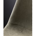 house doctor found chaise tissu velours cotele vert