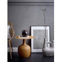 bloomingville vase gres rond rustique brun 2 poignees inela