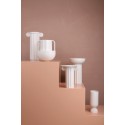 hk living vase blanc ceramique strie style grec ace6883