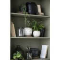 ib laursen cache pot craquele terre cuite beige blanc patine ancien