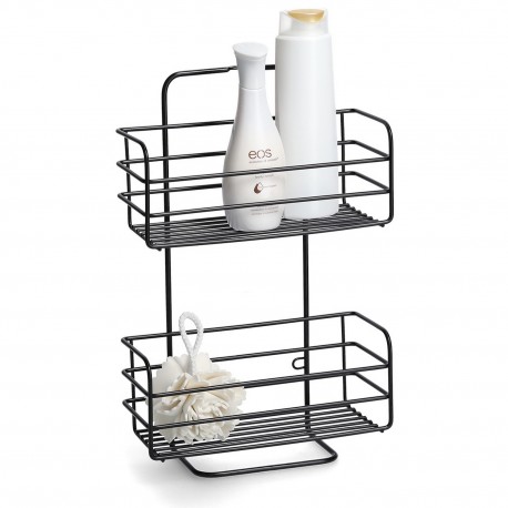 etagere de douche paniers rangement metal zeller