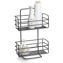 etagere de douche paniers rangement metal zeller