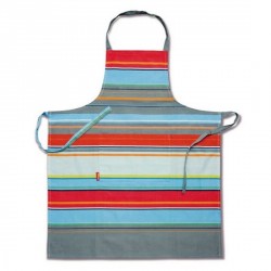 Tablier de cuisine coloré design remember stripy