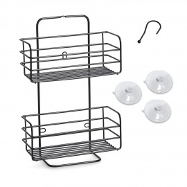 etagere de douche paniers rangement metal zeller