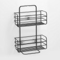 etagere de douche paniers rangement metal zeller