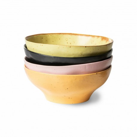 hk living petits bols aperitif colore porcelaine poterie bold basic