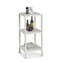 etagere d appoint a poser colonne bois blanc bord de mer zeller