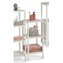 etagere d appoint a poser colonne bois blanc bord de mer zeller