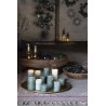 ib laursen bougie rustique cylindre vert clair menthe jade