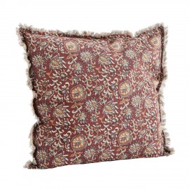 Housse de coussin coton fleuri Madam Stoltz