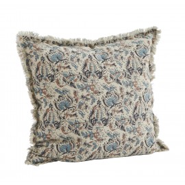 Housse de coussin coton fleurs Madam Stoltz