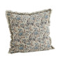 Housse de coussin coton fleurs Madam Stoltz Housse de coussin coton fleurs Madam Stoltz