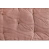 madam stoltz long matelas de transat rouge fonce imprime double face