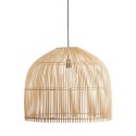 Grande suspension cloche bambou naturel Muubs Bubble