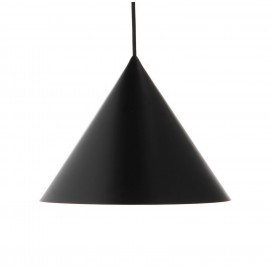 Suspension cône design noir mat Frandsen Benjamin XL 46 cm