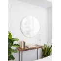 umbra hubba tres grand miroir mural rond cadre laiton 1012715-104