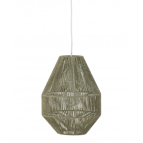 bloomingville suspension fibre naturelle corde style boheme vert sacco