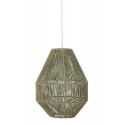 bloomingville suspension fibre naturelle corde style boheme vert sacco