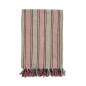 madam stoltz plaid coton recycle rayures rose corail beige gris taupe