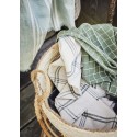 madam stoltz panier tresse feuilles de mais beige set de 3