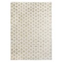 madam stoltz grand tapis jonc de mer coton motif blanc 180 x 270