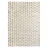 madam stoltz grand tapis jonc de mer coton motif blanc 180 x 270