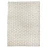 madam stoltz grand tapis jonc de mer coton motif blanc 180 x 270