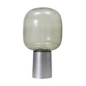 house doctor lampe de salon a poser chic verre aluminium argent note