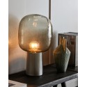 house doctor lampe de salon a poser chic verre aluminium argent note