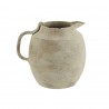madam stoltz vase pichet terre cuite beige poterie artisanele