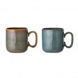 Mugs grès Bloomingville Aime set de 2