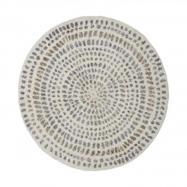 Tapis rond coton moelleux Blomingville Janet