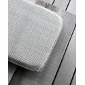 house doctor galette de chaise carre design epure gris blanc noir cuun