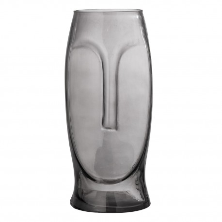 Vase verre visage Bloomingville Ditta