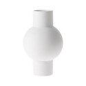 Vase en argile design blanc mat HK Living