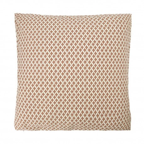 house doctor housse de coussin coton motif orange rouille 50 x 50 cm