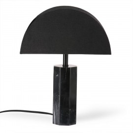 Pied de lampe marbre HKliving noir