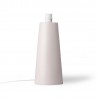 hk living cone pied de lampe ceramique rose nude m vol5039