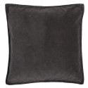 Housse coussin carrée velours gris anthracite IB Laursen