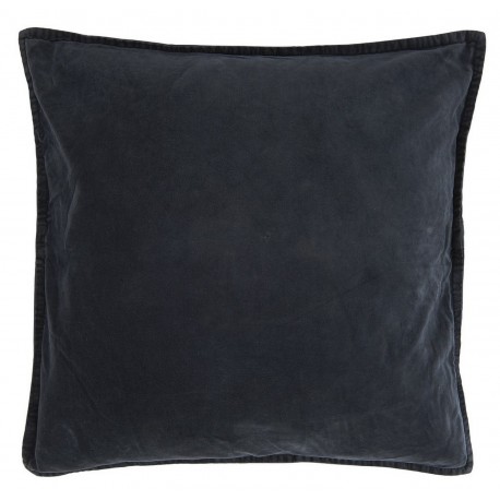 housse de coussin carree velours bleu fonce ib laursen 6230-56