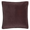 ib laursen housse de coussin carree velours aubergine 50 x 50 cm 6230-08