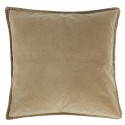 ib laursen housse de coussin carree velours beige 6230-54