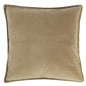 ib laursen housse de coussin carree velours beige 6230-54