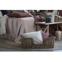 Housse de coussin carrée velours IB Laursen beige