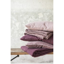 ib laursen housse de coussin carree velours mauve 6230-52