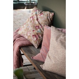 ib laursen housse de coussin velours carree 50 x 50 cm rose 6230-64