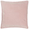 ib laursen housse de coussin carree velours rose pastel 50 x 50 cm