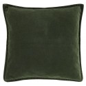 Housse de coussin carrée velours vert IB Laursen