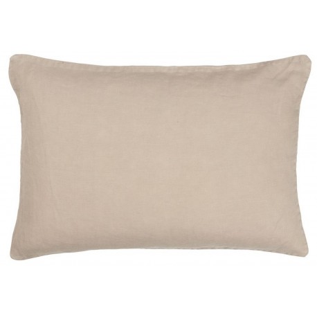 ib laursen housse de coussin rectangulaire lin ecru 40 x 60 cm 6201-44