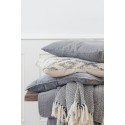 Housse de coussin rectangulaire lin IB Laursen gris